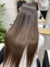髪質改善ストレート　カット＋縮毛矯正＋髪質改善トリートメント