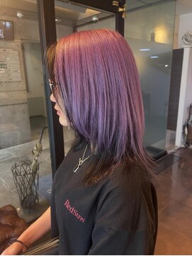 スーリール 赤坂店(Sourire) ラベンダーカラー/20代/ダブルカラー/ハイトーン
