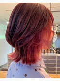 大船駅ベージュカラーブリーチダブルカラーデザインカラー30代