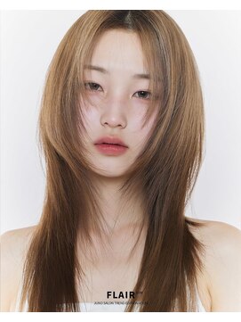 ジュノヘアージャパン 表参道(JUNO HAIR JAPAN) 韓国ヘア レイヤーカット 前髪 顔周りカット 縮毛矯正 イルミナ