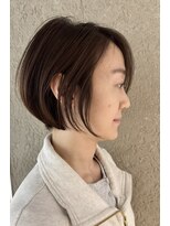 ハートボックス 四谷店(Heart box)&nbsp;ツヤ感のあるショートボブ
