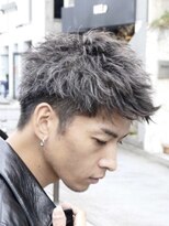 フィフス 渋谷(fifth)&nbsp;渋谷スパイキーパーマメンズカットスパイキーショートフェード
