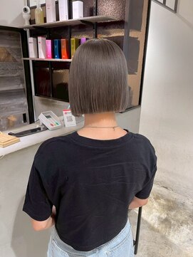 シェノン 表参道(CHAINON) 表参道/着物ヘア/ダークアッシュ/ミディアムレイヤーカット/渋谷