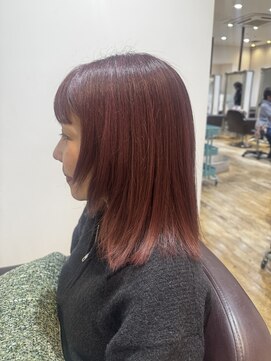 ルッツ(Lutz. hair design) 1/30 ピンク艶カラー 《kiyoka》