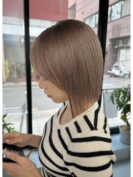 ベル ザ シック(BEL THE CHIC) 【木下限定】10～30代◎切りっぱなしボブ×グレージュ