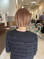 ラック 津田沼(LUCK)&nbsp;ベージュ/ローライト/津田沼/ボブ/ケアブリーチ/似合わせカット