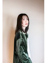 在り家 別邸(bettei) 《在り家 別邸》韓国風ミディアムレイヤー☆ブルーブラック