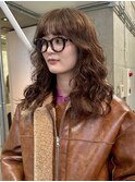 王道ブラウン×レイヤーパーマ「栄・矢場町・パーマ」