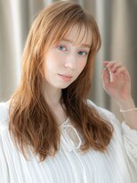 カバーヘアアンドスパ ブリス 浦和(COVER HAIR&SPA bliss) ハイトーンカラーコーラルベージュコテ巻き風パーマX浦和20代