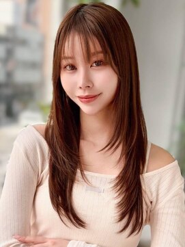 アグ ヘアー シルク 豊田市駅前店(Agu hair sylk) 《Agu hair》ハッシュカット×メルティブラウン