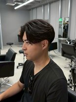 リッチブランドアンドコー 守口店(Rich Brand&Co)&nbsp;センターパートニュアンスパーマ韓国カルマパーマコンマヘア