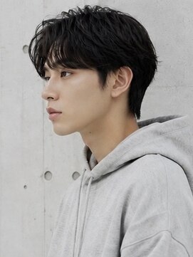 メンズサロン サンド 横浜(Men's salon sand) センターパート韓国風マッシュ