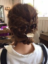 ダブル ヒッチ ヘア(W Hitch hair)&nbsp;編み込みアレンジ