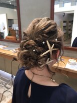 ポルム パプリカ(polum paprika)&nbsp;ルーズアップアレンジ☆結婚式　二次会　パーティー