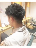 刈り上げ　ツーブロック　パーマ　U-REALM otto　川田
