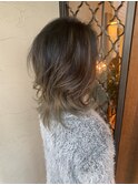 セミロングウルフ