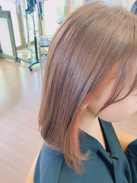 ウィズ 駅前店(With) ミルクティーベージュ×イヤリングカラー