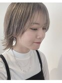 ナチュラルな透明感♪抜け感ラベンダーベージュカラー