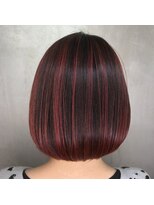 テテ(TETE) 赤バレイヤージュ 長堀橋×心斎橋