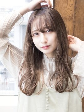 アフロート ギンザ(AFLOAT GINZA) 20代30代40代大人可愛い くすみカラー 抜け感 透け感 ツヤ髪１