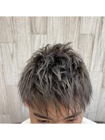 ファイン 美容室 深川店(FINE)&nbsp;20代30代スモーキー系３ブロックショート清潔感爽やか