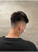 ナチュラルフェードアップバング