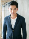≪mod's≫七三オールバックで涼しげヘア☆ワイルドツーブロックK