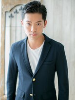 モッズヘア メン 上尾東口店(mod's hair men)&nbsp;≪mod's≫七三オールバックで涼しげヘア☆ワイルドツーブロックK