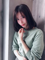 クシュ 所沢東口店(kusyu...) ショコラベージュ×ボブルフ×カール×ベビーバング×所沢