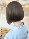 髪質改善×前下がりボブ