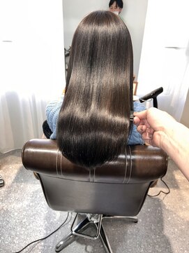 アールサロン 名駅(Rr SALON) 赤みを抑えたブラウンヘア【