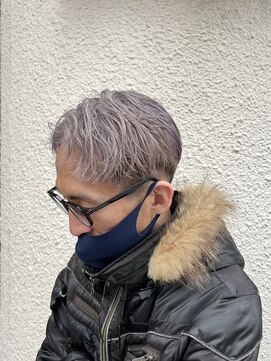 スタイル 茅ケ崎(STYLE) 【平 山】メンズ似合わせカット＋ホワイトペールカラー