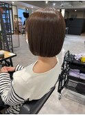 20代30代大人可愛い丸みボブ
