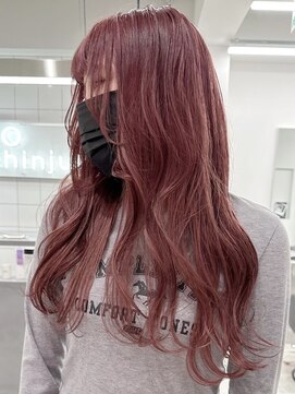 ウィコ 新宿(WICO) シールエクステガーネットピンク[新宿駅/モード/ダブルカラー]