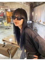 キーン 立川店(keen)&nbsp;【keen×RIN】ブルーブラックロングヘア