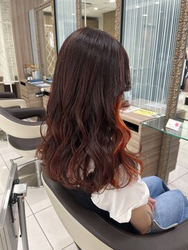 アッシュ 高円寺店(Ash) インナーオレンジ　《ブラッドオレンジブラウン》