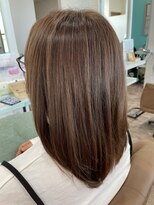 ヘアーディア みどり店(Hair...DiA)&nbsp;シークレットハイライト×ナチュラルブラウン@30代40代50代