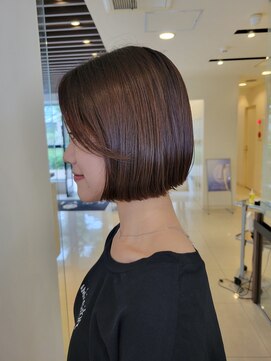 スタイル 成城学園前(STYLE) ストレート顎ラインボブ ミニボブ ショートボブ 艶ボブ
