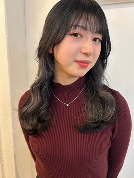 パーク 福岡天神西通り店(parc) インナーカラー　インナーグレー