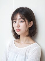 ミュウ(MYU) ナチュラルボブ×前下がりボブ×ストレートボブ20代30代40代