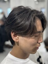 バース 梅田中崎町店(BIRTH)&nbsp;ニュアンスパーマセンターパートワンカールパーマ韓国メンズ