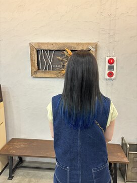 ヘアメイク デザート(HAIR MAKE DESART) 木村法子【グラデーションカラー×ブルー】