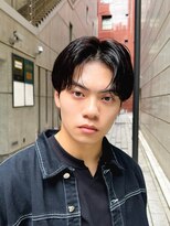 ガーデン 銀座(GARDEN)&nbsp;艶センターパートニュアンスパーマダークアッシュ韓国マッシュ