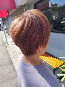 ガブ(GABU.) ショートカット(ピンクベージュ)