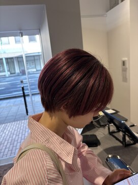 イブー(hibou) ハイライト×トゥインクルピンクカラー