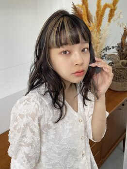 サンクチュアリー ウィズ コネクト(Sanctuary with connect)の写真/◇南森町駅1分◇インナーカラーやハイライトで周りと差が付くスタイルに☆あなただけのカラーをご提案！