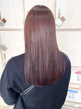 エルフ(elf) ブリーチなし春カラーピンクカラーピンクブラウンピンクベージュ