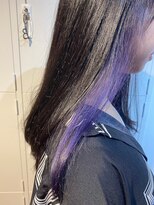 ナンバー エリュン 秋田店(N°Elune)&nbsp;インナーカラーviolet