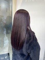 キャンバスアニュー 川崎(canvas anew.)&nbsp;ブリーチなしダブルカラー　深めボルドー