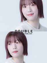 ダブル(DOUBLE) モードなラインと品格漂うフューシャピンク